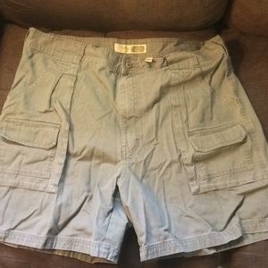 Men's 7 Pocket Hiker Shorts In Grey/blue